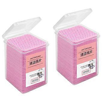 Eyelash Glue Cleaning Cloth Grafting for Cleaning Use 2800Pcs Pink