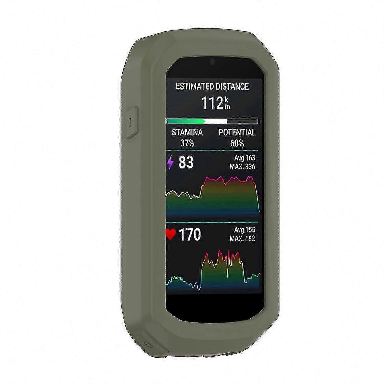 Silicone Protective Case Compatible with Garmin Edge 1050 Cycling Computer - Red