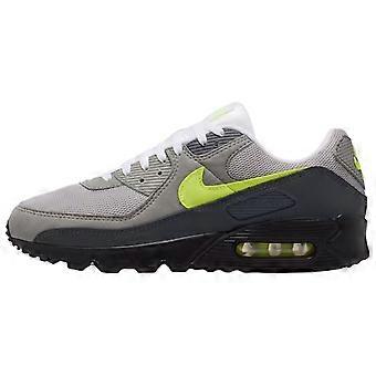 Chaussures de running Nike Air Max 90 pour homme, gris et jaune, IQ0289-010