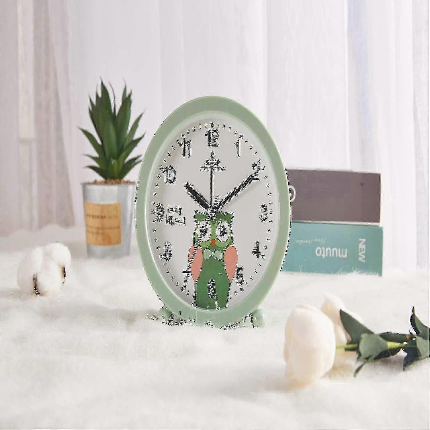 4-Inch Glow Silent Alarm Clock