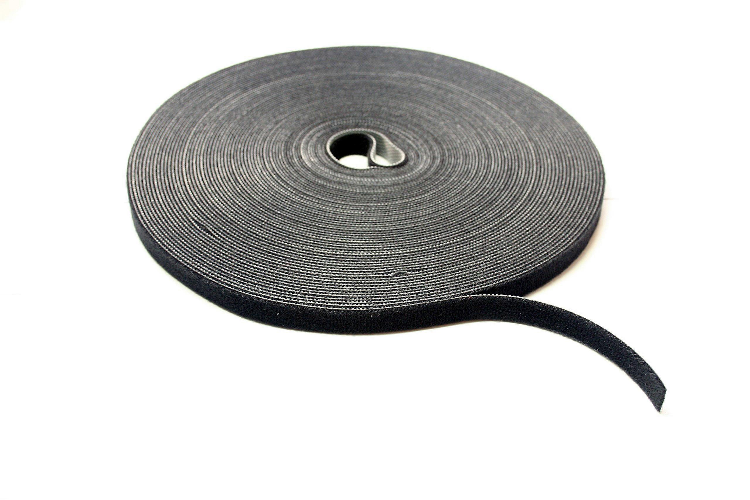 Hook and Loop Cable Ties 0.5 Inch Reusable Adjustable Straps Roll 25M 82ft Multi Pack for Wire Management
