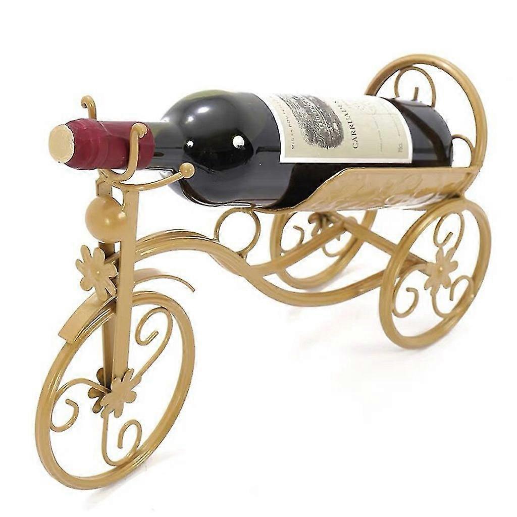 Iron Tricycle Wine Holder Compact Rack