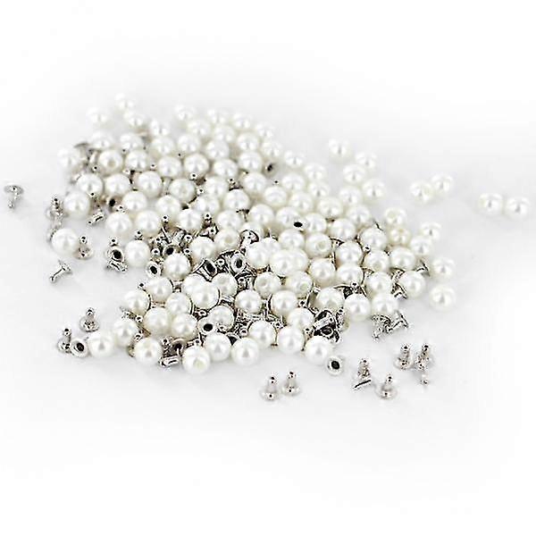 8mm Ivory 6mm Silvery Rivet Kit
