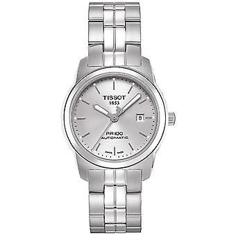 Watch tissot sra pr 100 aut.esf.plat. Swiss Automatic Analog Women's Watch with Stainless Steel Bracelet T0493071103100