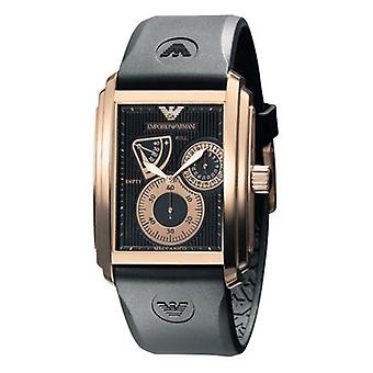 Armani MECCANICO automatische analoge man horloge met AR4219 rubber armband