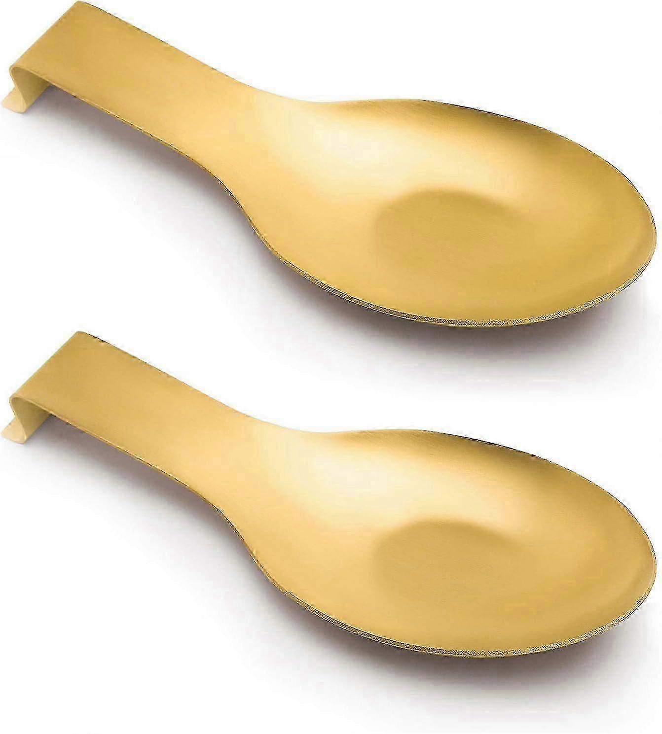 Brushed Stainless Spoon Rest Dual Pack