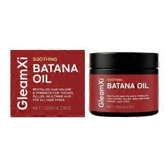Batana Hair Oil Strengthening Cream for Hair Strands, Moisturizing Hair Care Product for Dry Damaged Frizz, 3.38 fl oz 