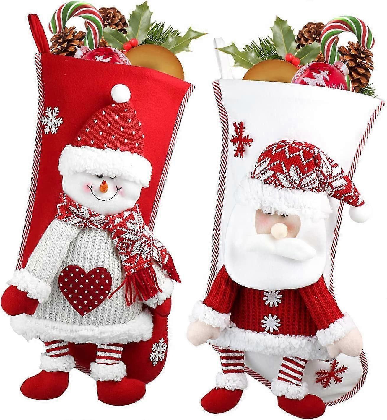 Sturdy Knitted Christmas Gift Bag