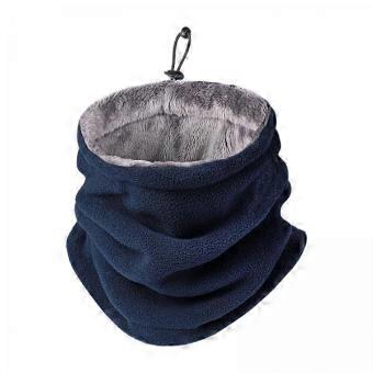 2x Thermal Fleece Neck Gaiter Warmer for Men and Women, Windproof Face Cover for Skiing Cycling Outdoor