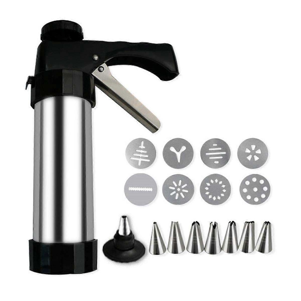 13-Shaped Stainless Steel Cookie Press