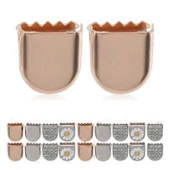 32Pcs Shoelace Cord End Clips Shoe Lace End DIY Repairing Design Clips-brnv