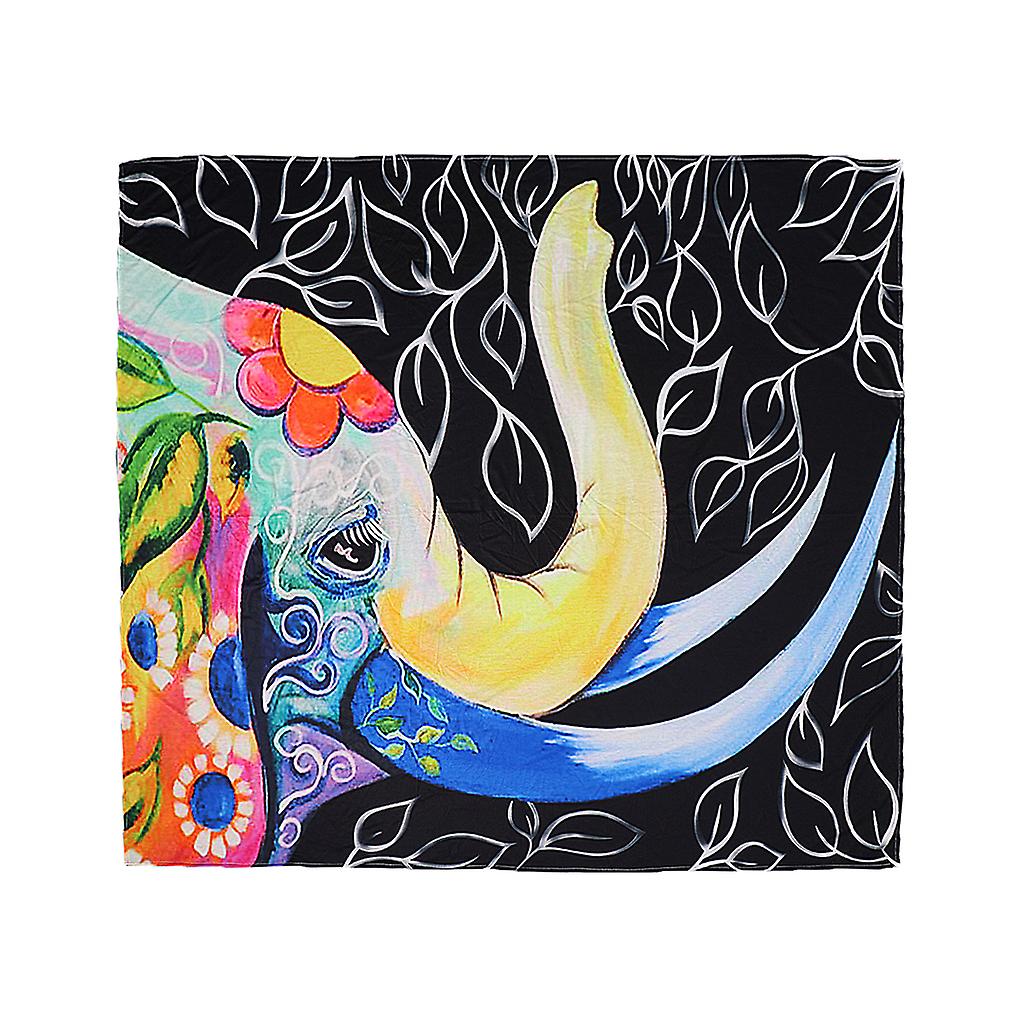 Elephant Print Tapestry Wall Hanging Bohemian Bedspread Dorm Cushion #5