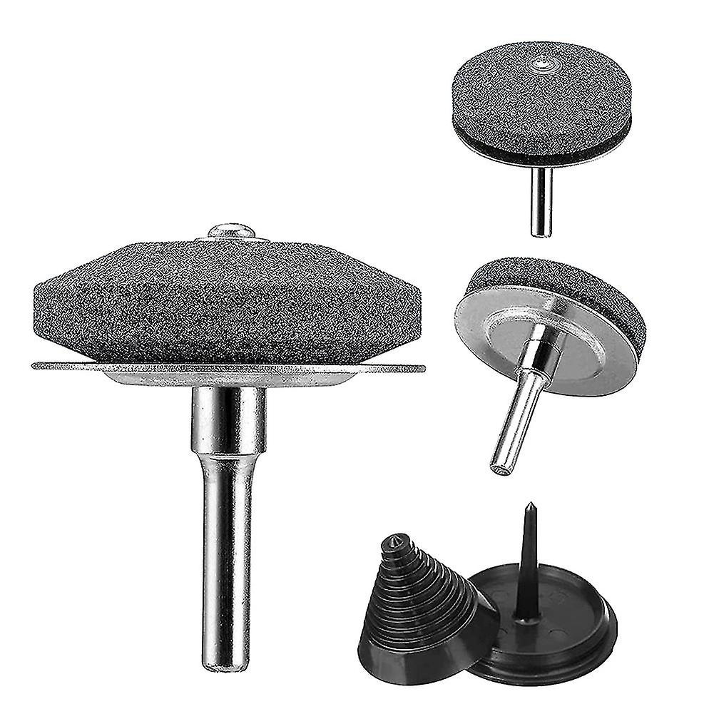Lawn Mowers Blade Sharpener Tool Drill Attachment Sharpening Kit Lawnmower Blades Sharpener For And Wuqx
