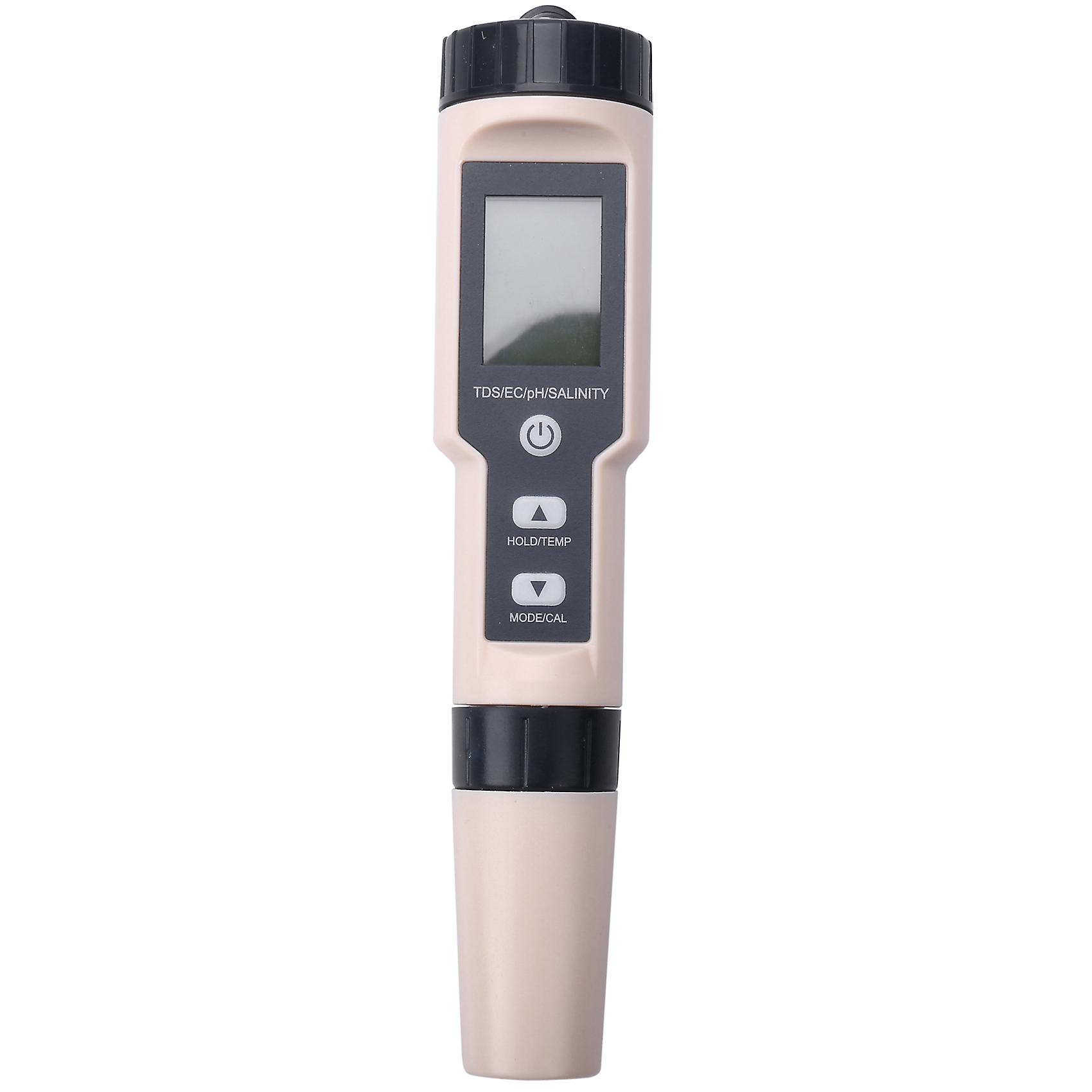 5 in 1 TDS/EC/PH/Salinity/Temperature Meter Digital Water Quality Monitor Tester for Pools, Drinkin