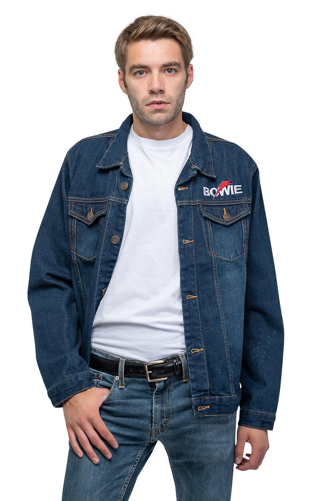 David Bowie Flash Logo Denim Jacket