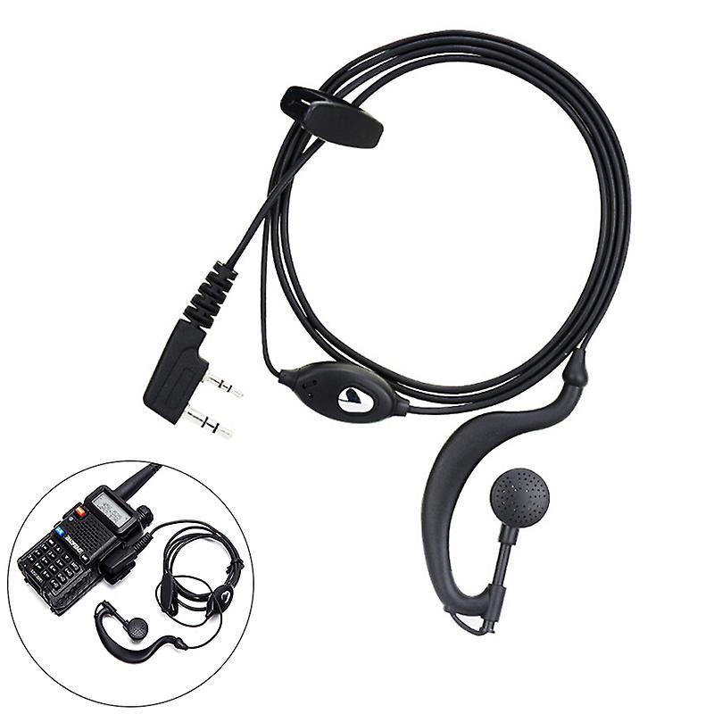 Two Way Ham Radio Earpiece Earphone For Baofeng Uv5r Series Walkie Talkie