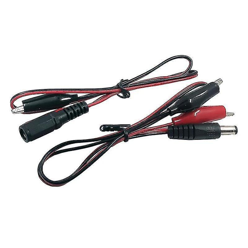 DC5.5 Alligator LINE Usb Alligator Clips Crocodile Wire Male female Dc Voltage Meter Monitor