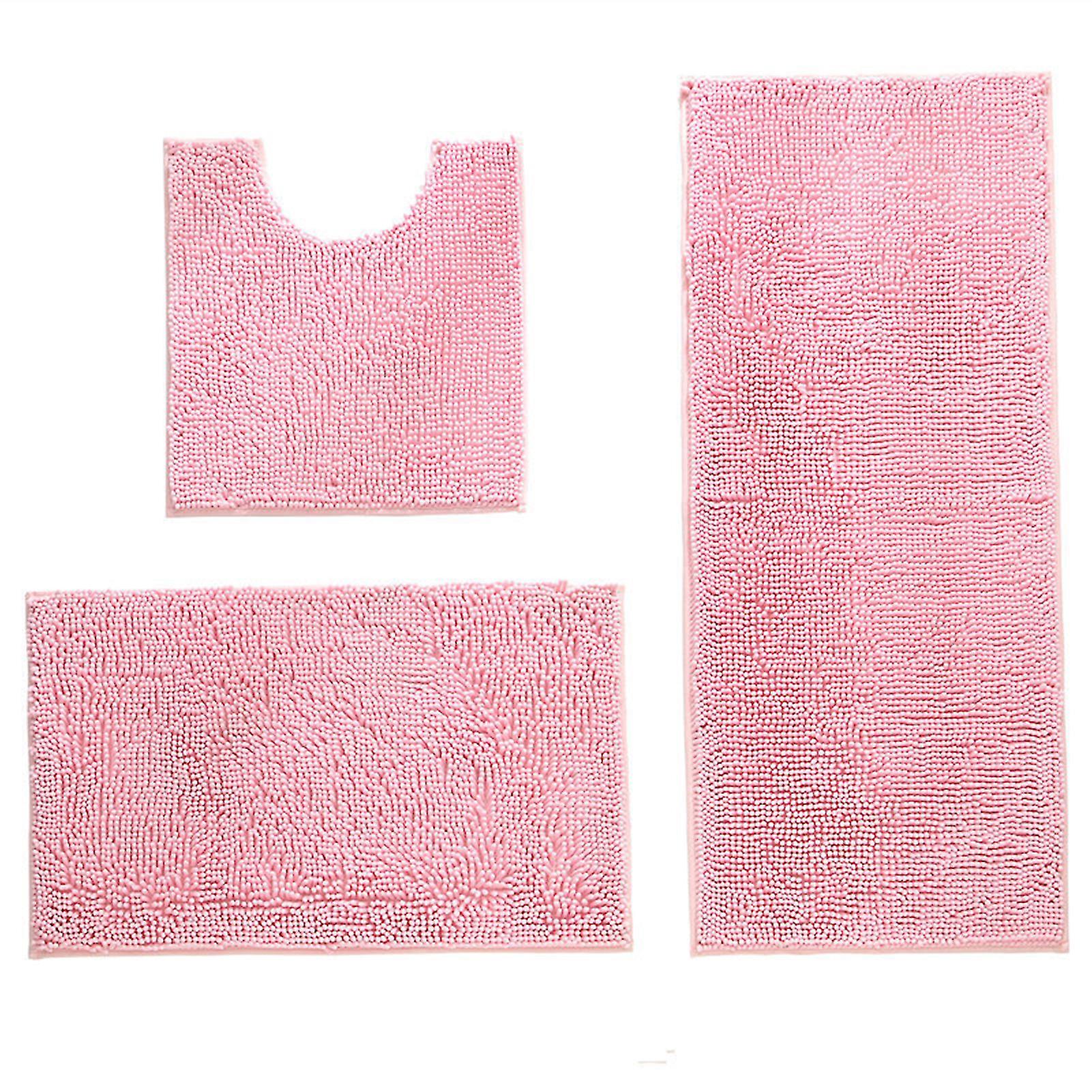 Three-piece Floor Mat Strong Absorbent Bathroom Non-slip Mat Environmentally Friendly Hot Melt
