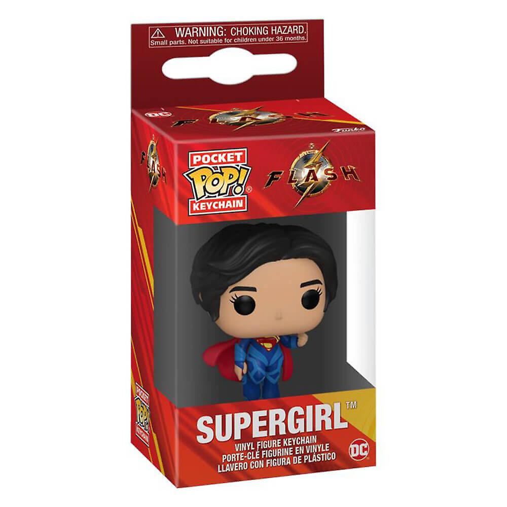 Funko Pop Keychain the Flash Supergirl Collectible Vinyl Figure Ages 3+ and Up