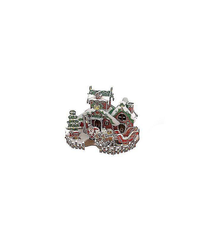 Cottage Paper Model Children's Assembled Toy Elf Christmas Cottage 1sets