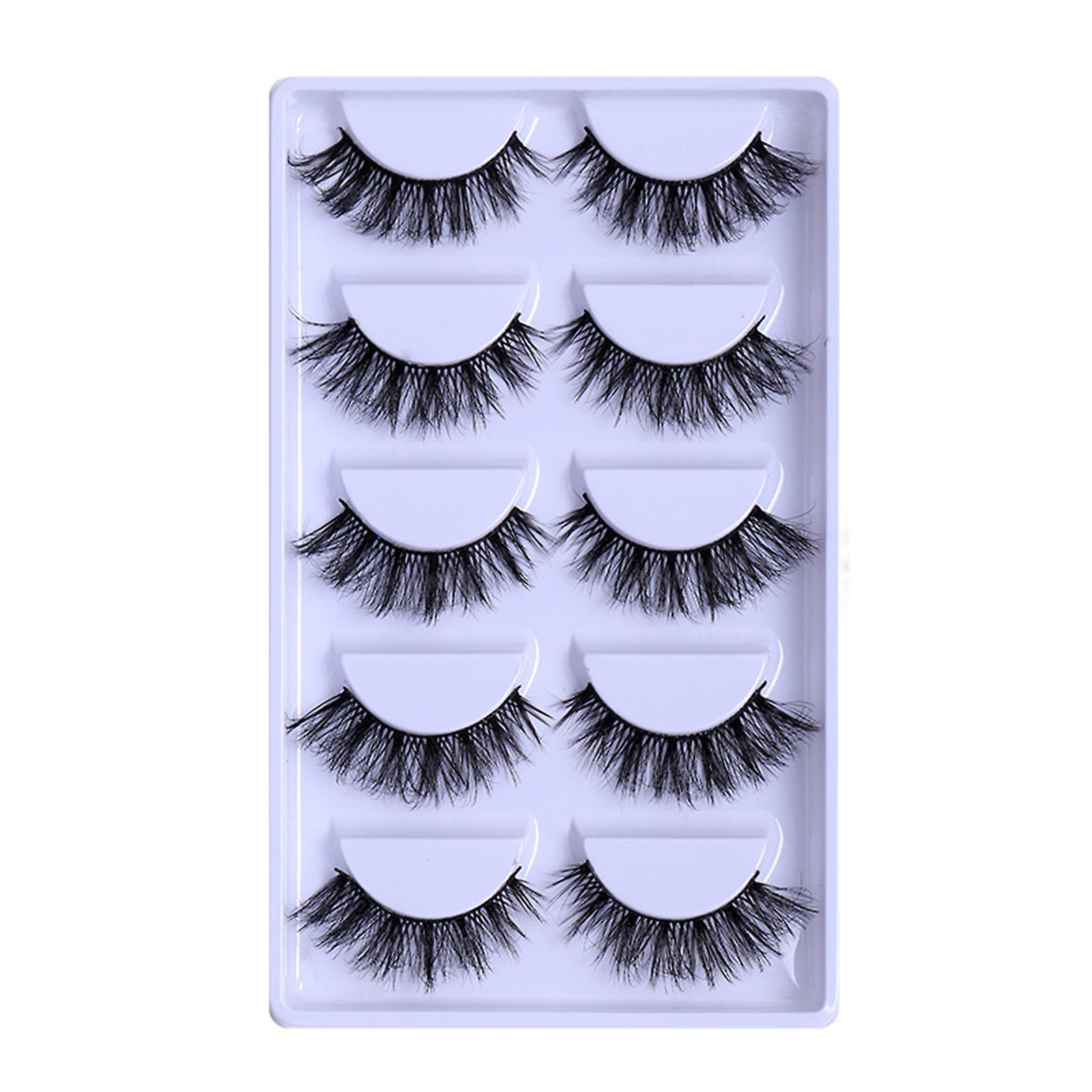 3d Effect Grafting Eyelashes Multilayered Bushy Curling Up Thick Lashes