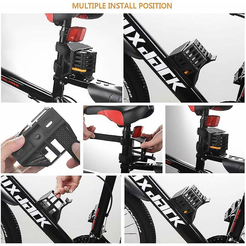 Folding Bike Lock, DINOKA Portable Cycle Lock Alloy Steel Heavy Duty Security Anti-Theft Bicycle Lock With Keys And Matching Lock Mount