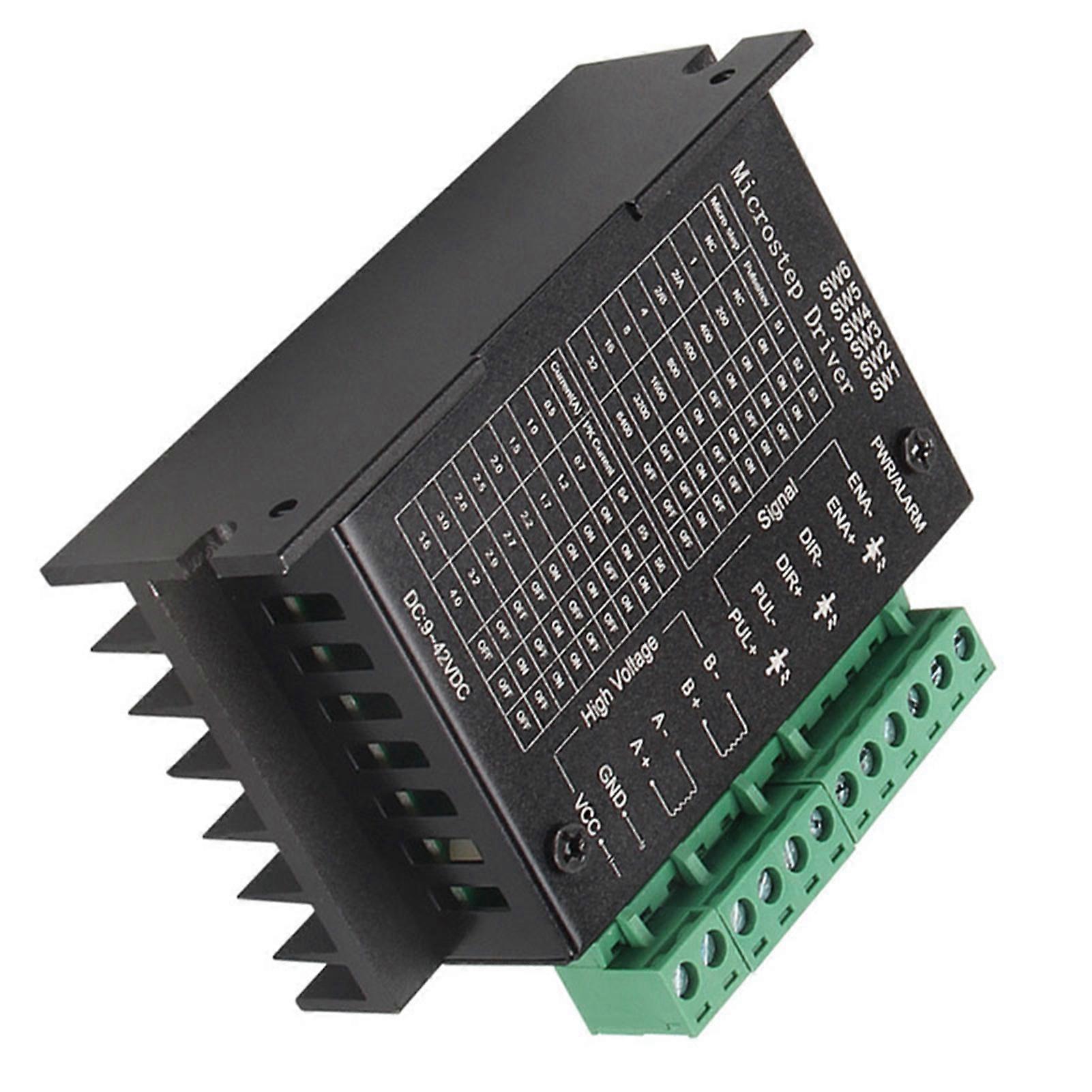 Stepping Motor Driver 32 Subdivision 4.0A 9 to 42V Low Noise Anti Interference Stepper Motor Driver for Automation 