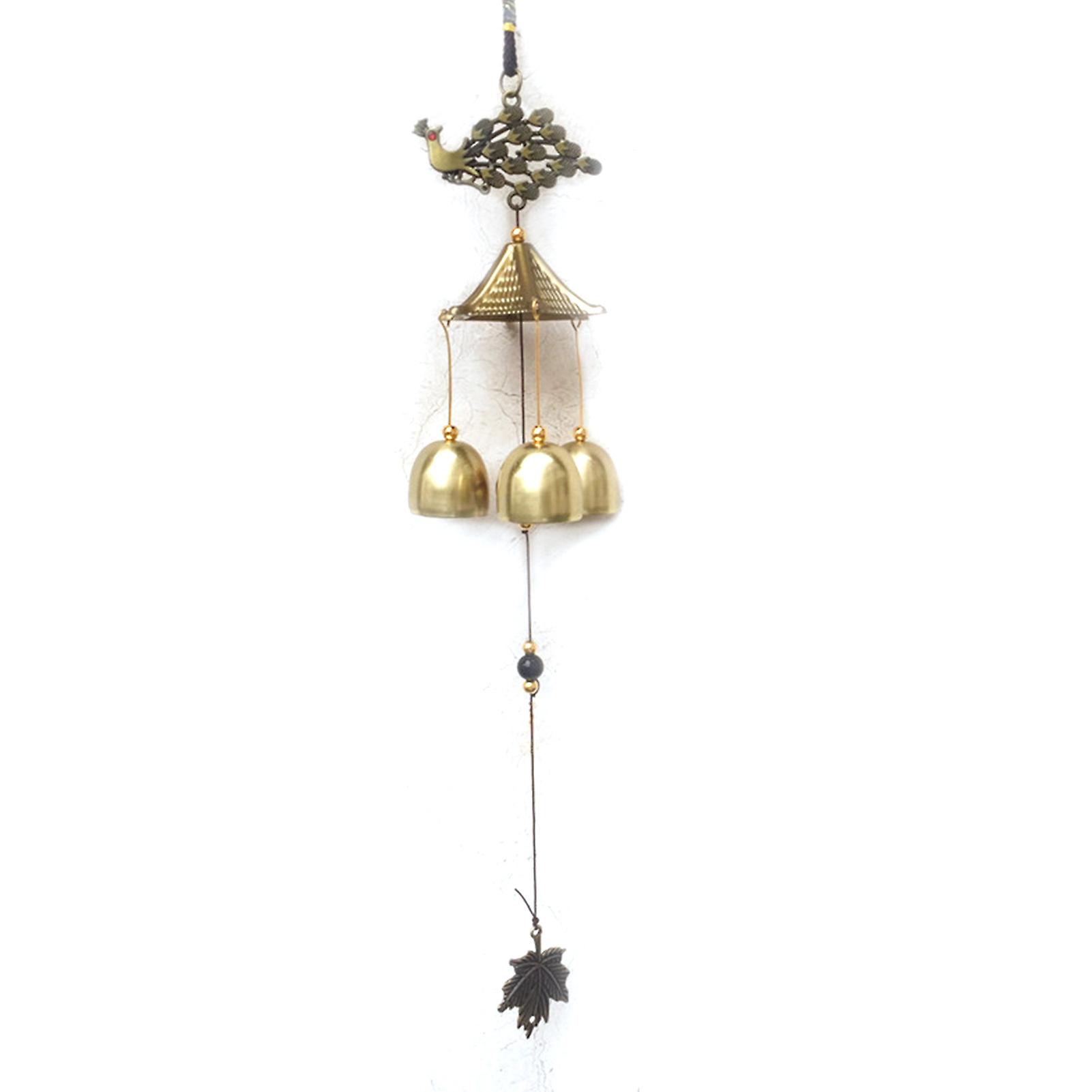 Peacock Alloy Wind Chimes - Exquisite Craftsmanship for Home Decoration