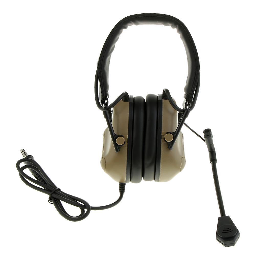 Headset Hunting Communication Headphone No Noise Reduction Green