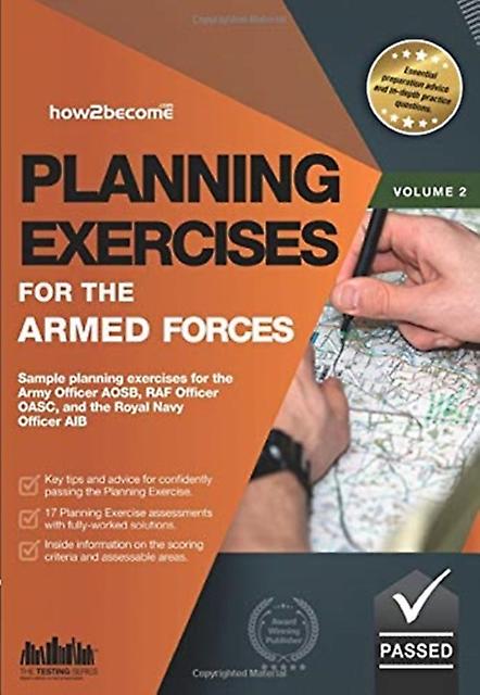 Planning Exercises For The Armed Forces by HOW2BECOME Hardback Book