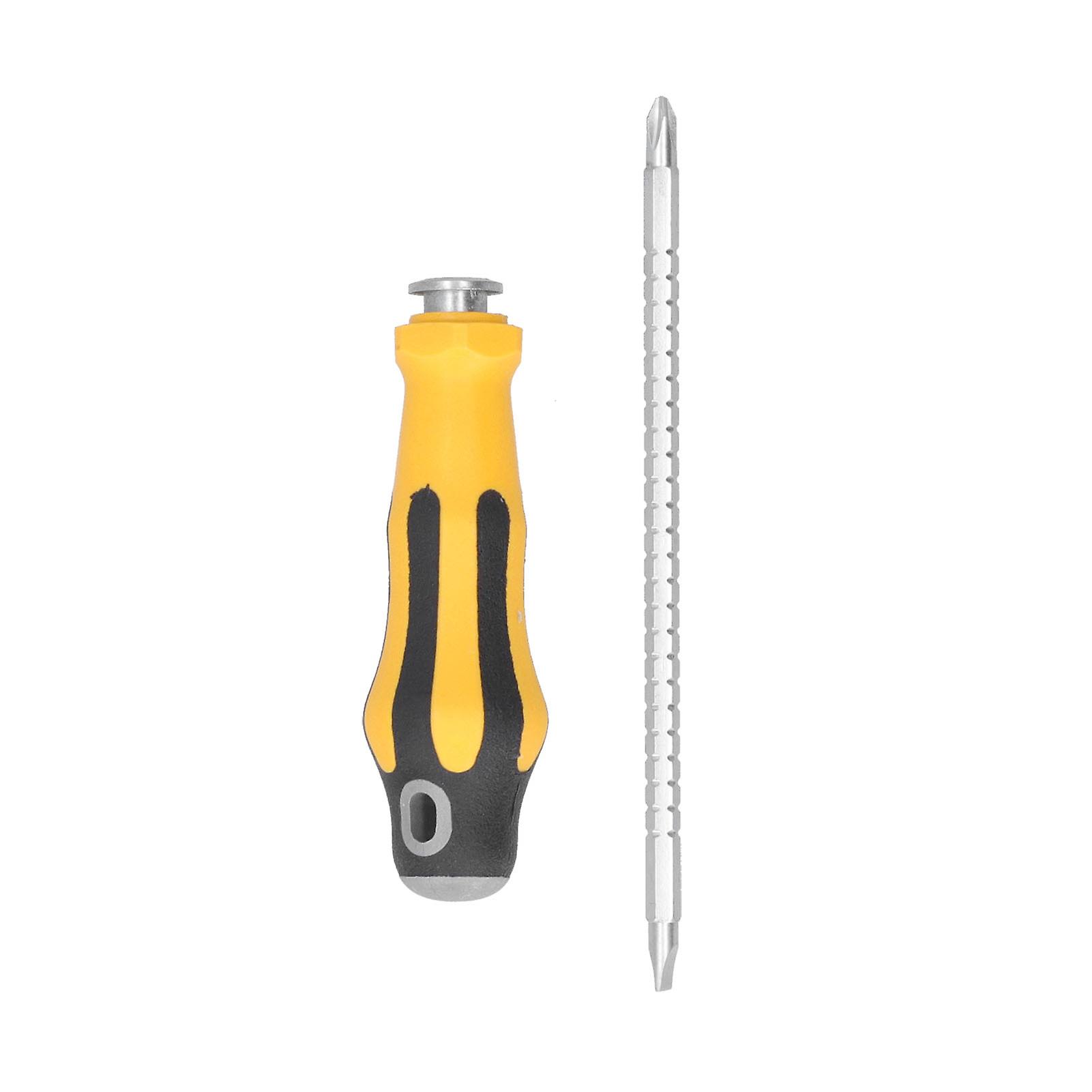 Reversible magnetic screwdriver length adjustable, for repair