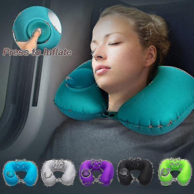 NICEMOON Support Cou Oreiller Avion Gonflable Forme de Voyage