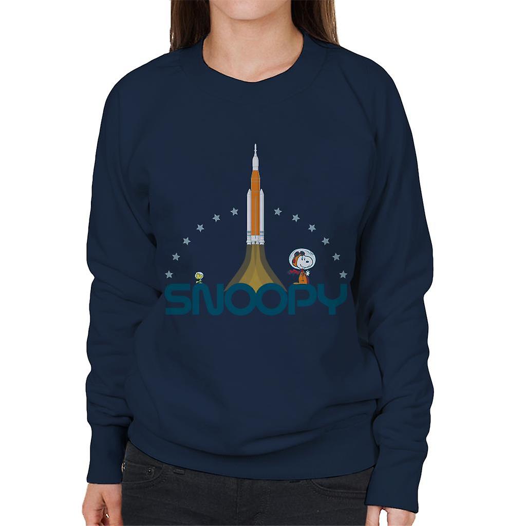 Peanuts Snoopy Woodstock Star Rocket Women's Sweatshirt