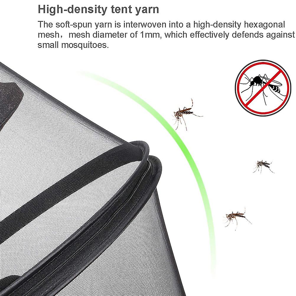 Universal Mosquito Net Baby Stroller Insect Net with Zipper for Carrycot Travel Cot Stroller