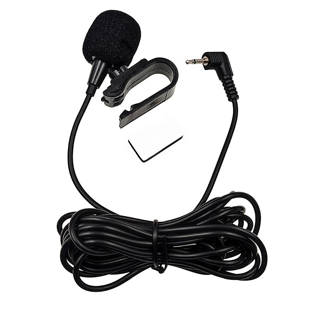 Araba Ses Mikrofonu 2.5mm / 3.5mm Klips Jack Fiş Mikrofon Stereo Kablolu Harici Mikrofon