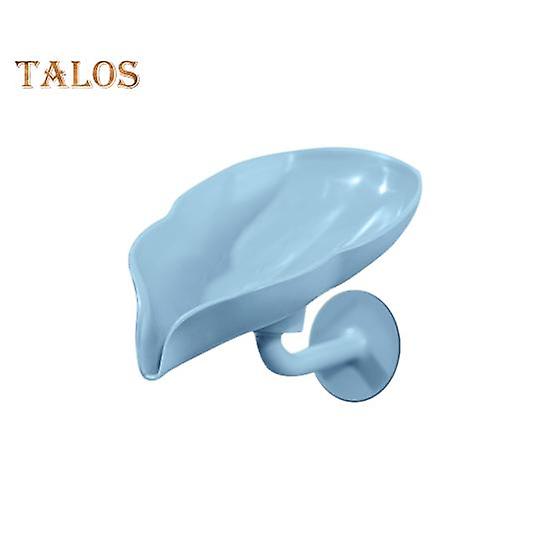 Soap Box Space Saving Quick Drainage 45 Degree Tilt Durable Leaf Shape Soap Holder Sponge Drain Tray Daily Use