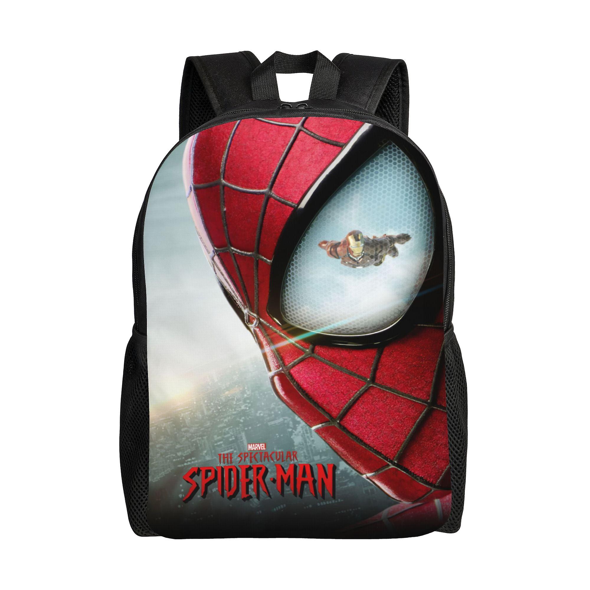 Spider Man Backpack, Adult Kids Simple Lightweight Casual Backpack for Children Student, Travel Backpack Laptop Backpack for College Work Camping