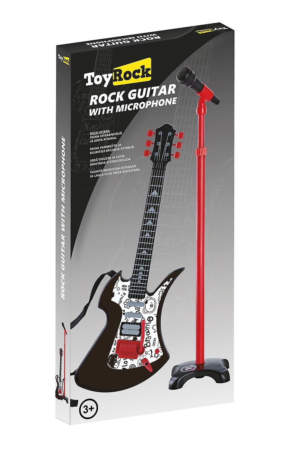 E-Gitarre und Mikrofon