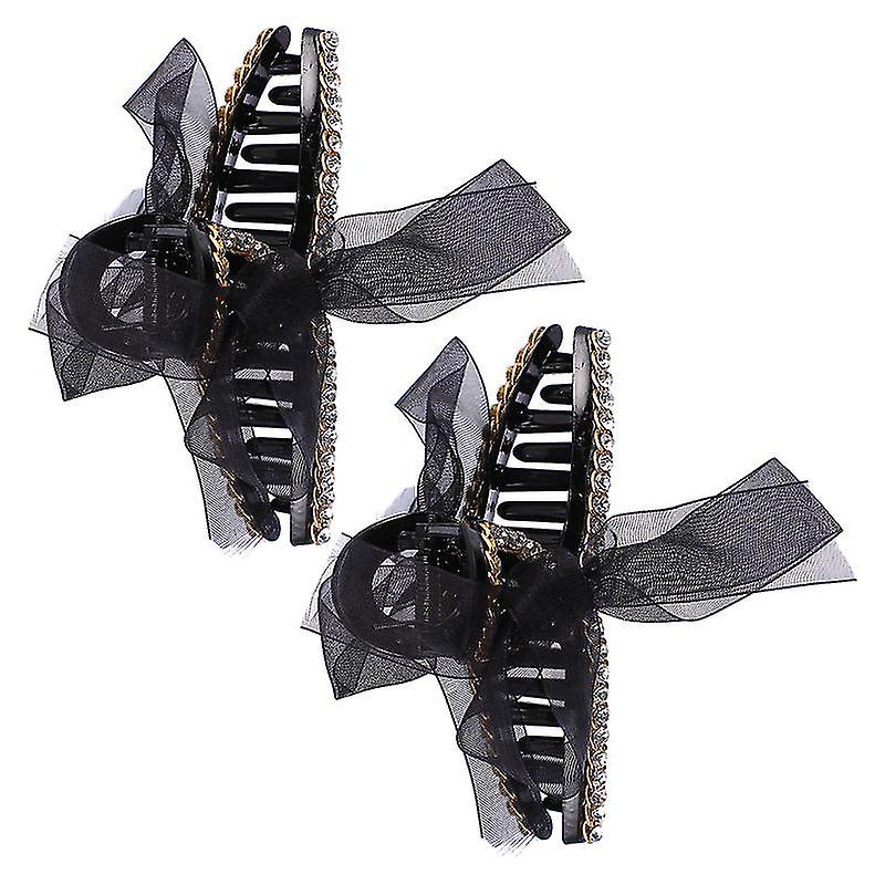 2pcs Bow-knot Hair Clasp