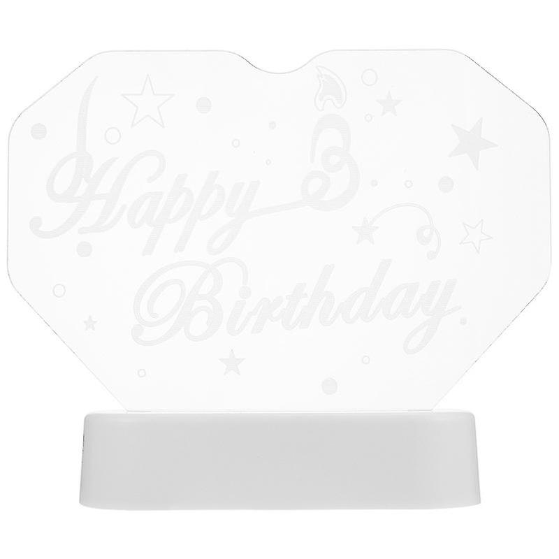 1pcs Happy Birthday Led Sign