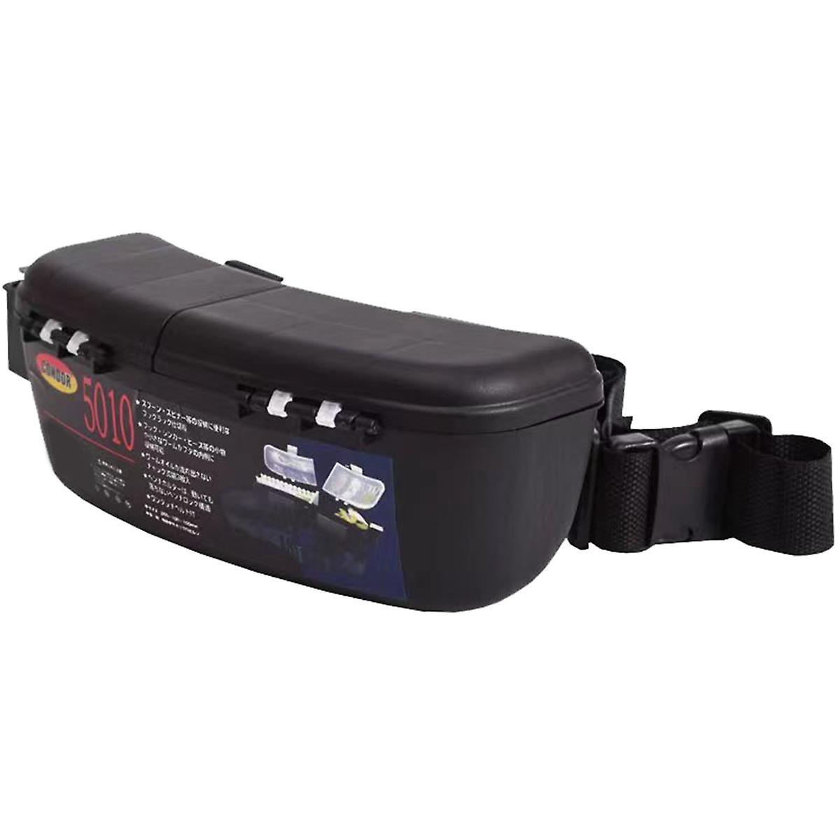 Waist-Mounted Fishing Bait Tackle Box Portable Lure Fish Hooks Storage Box Fishing Accessory Box Multi Fishing Tools