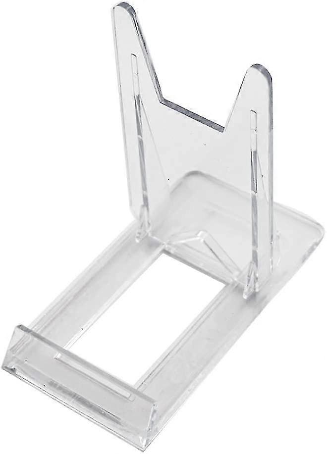 Două părți reglabile clear acrilic plastic Display Stand Easel (set de 6)