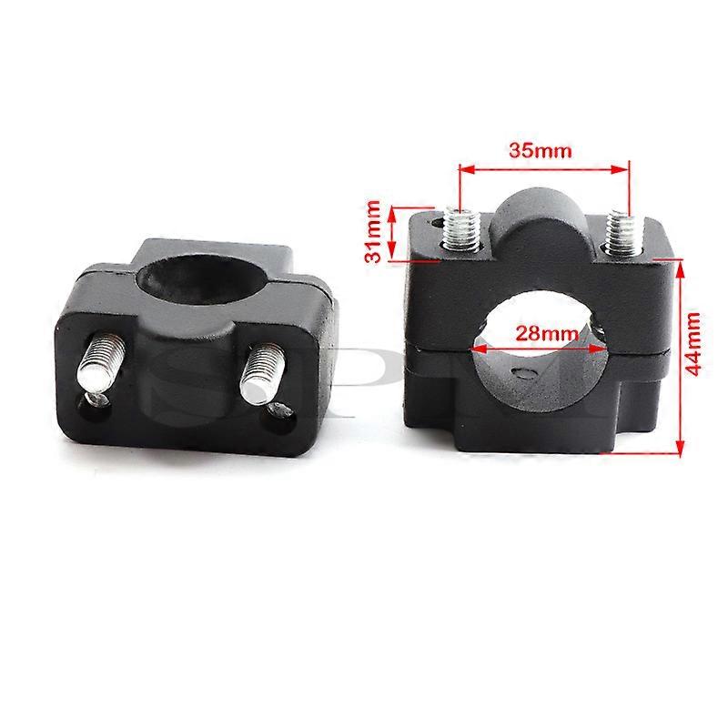 Universal 1 1/8 Aluminum Handlebar Risers 28mm Adjustable Fat Bar Clamps For Motorcycle Dirt Pit Bike Motocross Retrofit parts
