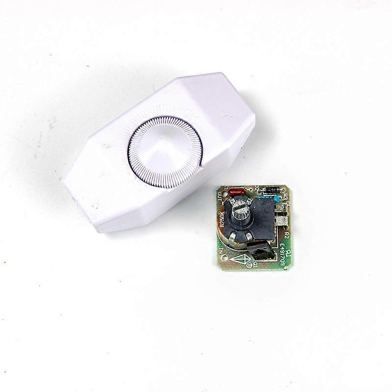 Dimmer switch, rotary switch with 220-230V white, push button for dimmable LED