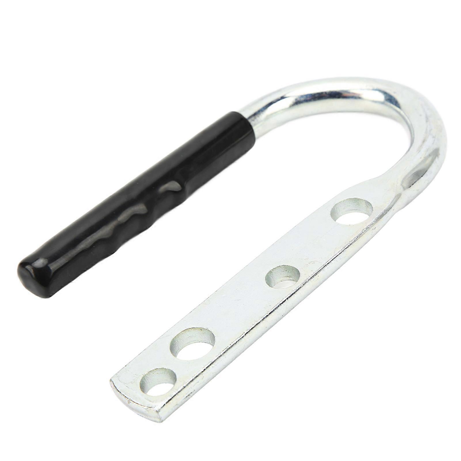 Trailer Coupler Lift Handle Galvanized Steel Rubber Tongue Handle for RV Caravan Boat NO.02128
