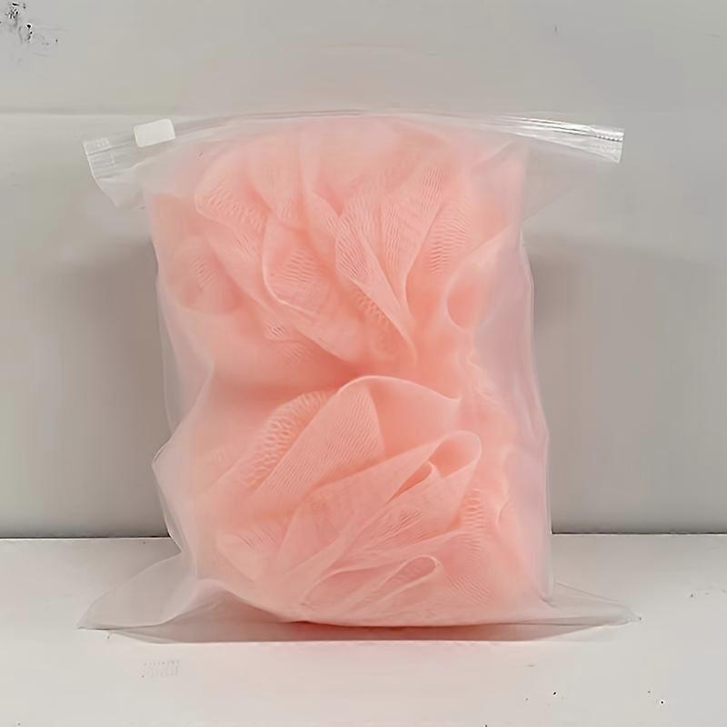 2pcs Large Gentle Exfoliating Bath Loofah Sponges - Soft Mesh Pouf Shower Balls for Rich Lather, Effective Skin Exfoliation, and Gentle Cleansing - Un