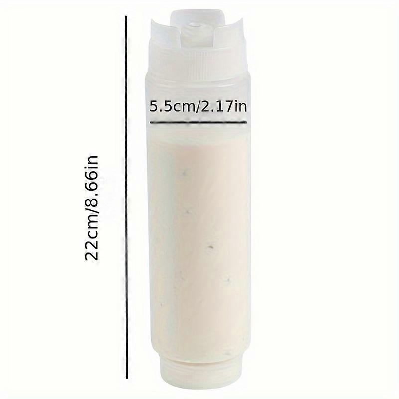 Squeeze Bottles, Sauce Bottles, Condiment Squeeze Bottles, Two-headed Squeeze Condiment Bottles, Sauce Squeeze Bottles For Salad BBQ Baking Roasting C
