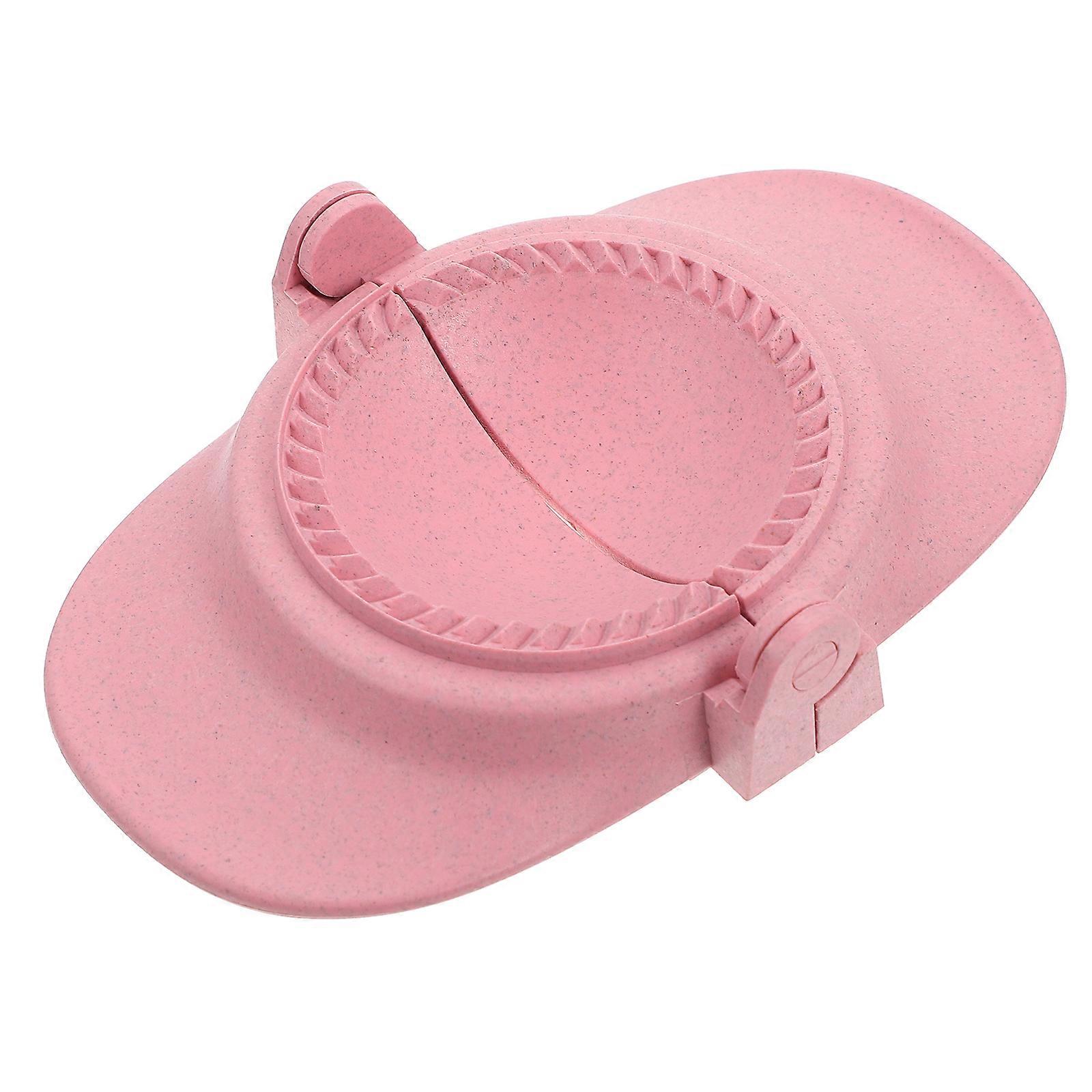 1pc DIY Dumpling Mold Dumpling Wrapper Cutter Dumpling Wrapper Press Mold (Pink)