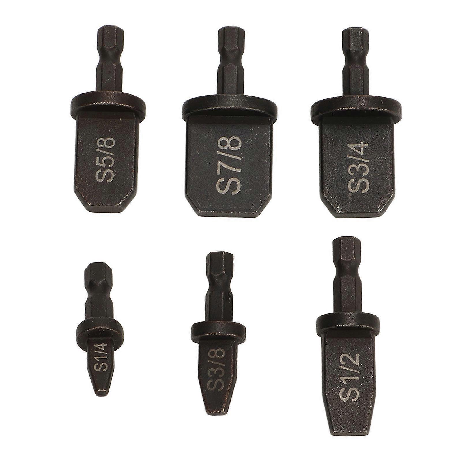 Air Conditioner Tube Reamer Rugged Copper Pipe Expanding Drill Bit Set Hex Handle Expanding Tool