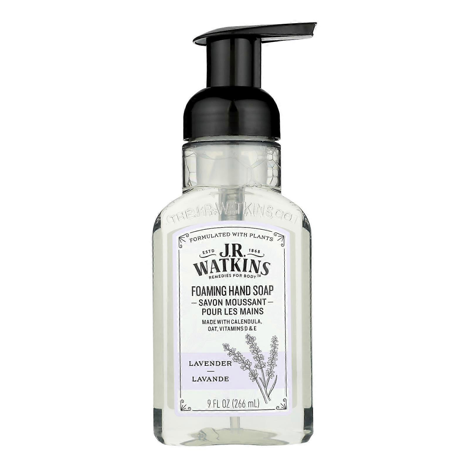 J.r. Watkins - Hand Soap Foam Lavender - Case Of 3-9 Fz